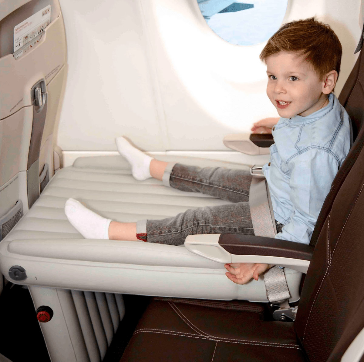 Portable Kids Airplane Bed – Inflatable Travel Mattress - Yeezlab