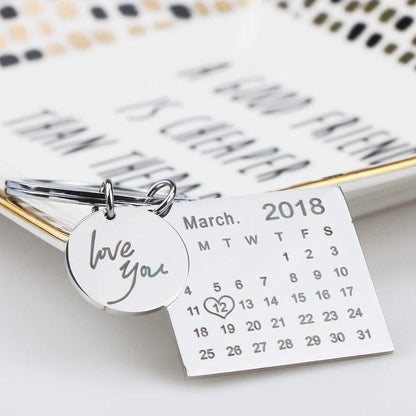 Trendy Schedule Keychain