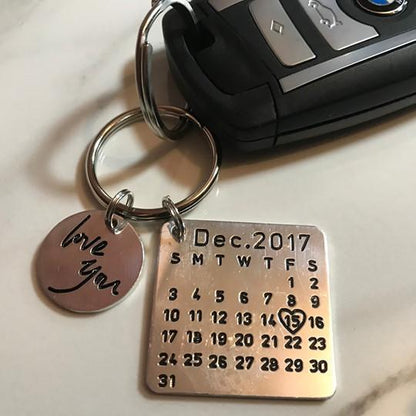 Trendy Schedule Keychain