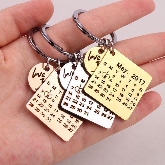 Trendy Schedule Keychain