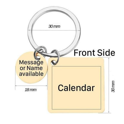 Mini Daily Planner Keychain