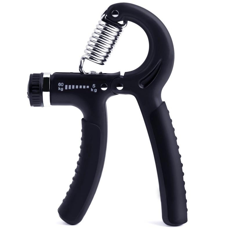Hand grip fitness trainer with adjustable resistance