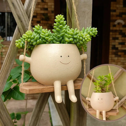 Fun Face Wall Hanging Planter - Yeezlab