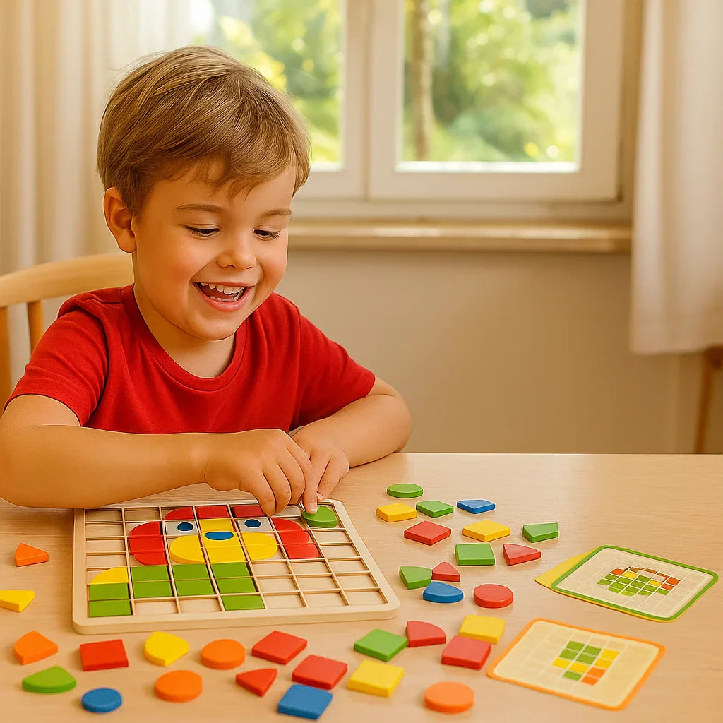 Educational Wooden Shape Sorting Puzzle Toy
