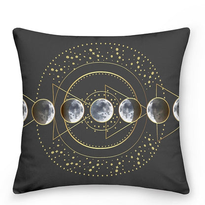 Cosmic Sun Moon Astrology Throw Pillows