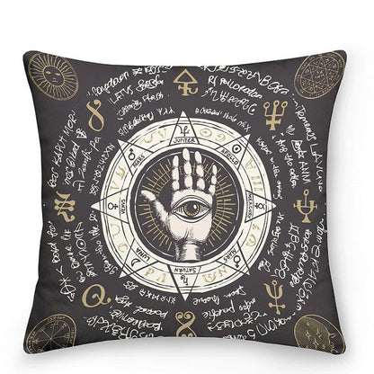 Cosmic Sun Moon Astrology Throw Pillows