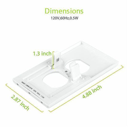 Smart Plug in Night Light Outlet Cover