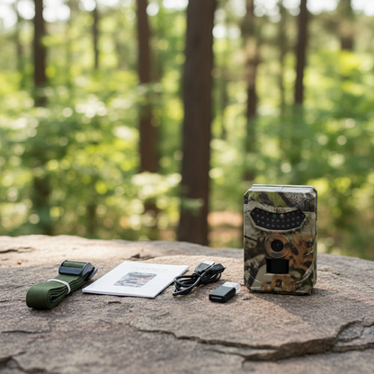 Outdoor wildlife trail camera with night vision