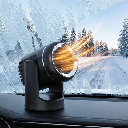 Portable car heater with 360° rotation