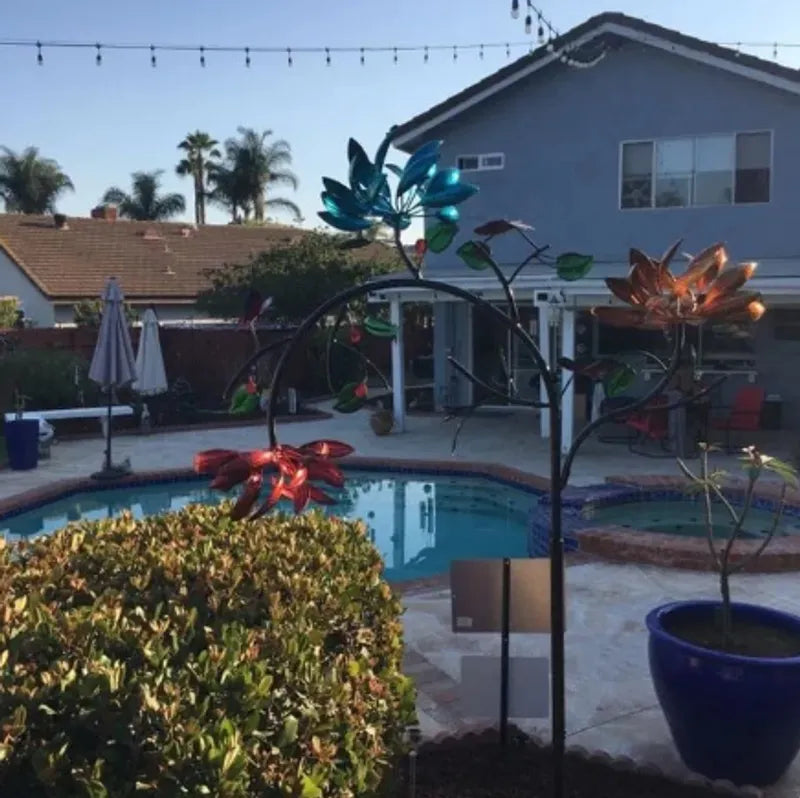 Vibrant Colorful Garden Decor