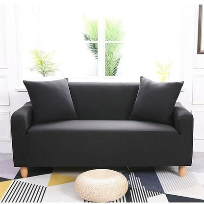 Fits Most Sofas Stretchy Slipcover - Solid Colors