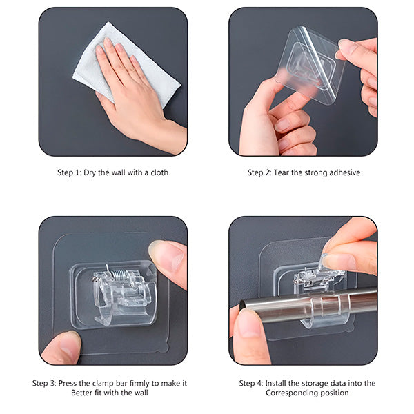 Easy Cable Management Clip Organizer