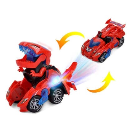 Cool LED Remote Control Dinosaur Toy Car