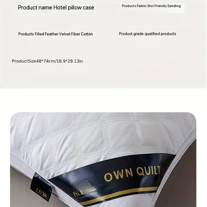 Comfortable Contour Pillows - 2 Pack Soft Support Set