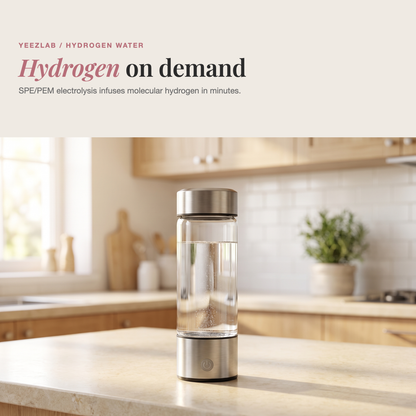 YeezLab™ Hydrogen Water Bottle – Elevate Your Hydration with Antioxidant-Rich Water