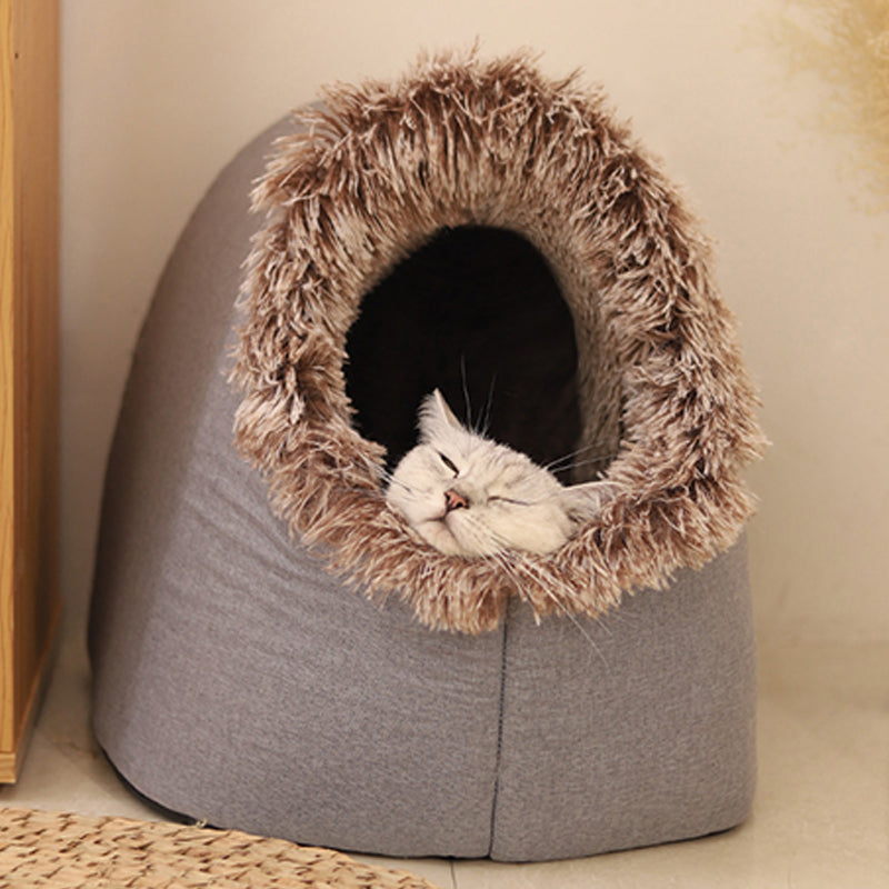 Plush Pet Hideaway Bed