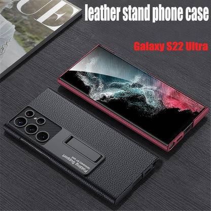 Slim Leather Phone Case for Samsung Galaxy 23 - Yeezlab
