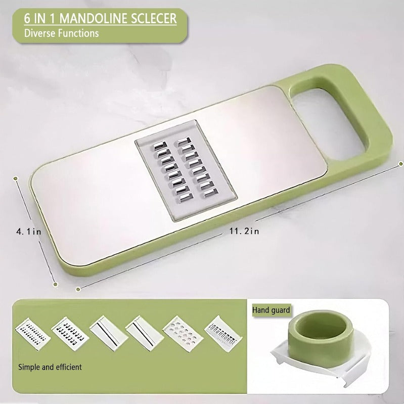 Easy 6-in-1 Vegetable Mandoline Slicer