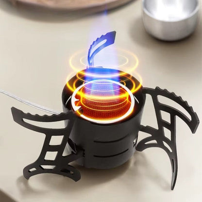 Portable Double Burner Gas Camping Stove - Yeezlab