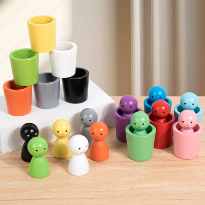 Colorful Plastic Sorting Cups