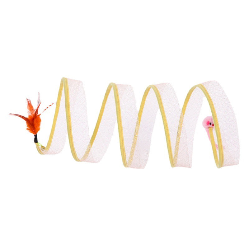 Fun Foldable Kitty Play Tunnel