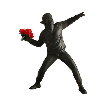 Banksy Inspired Rebel Blossom Figurine