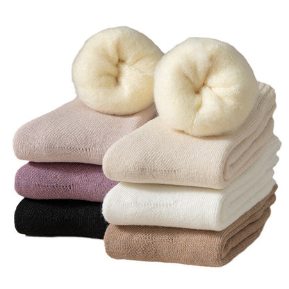 Soft Warm Men Women Thermal Velvet Socks