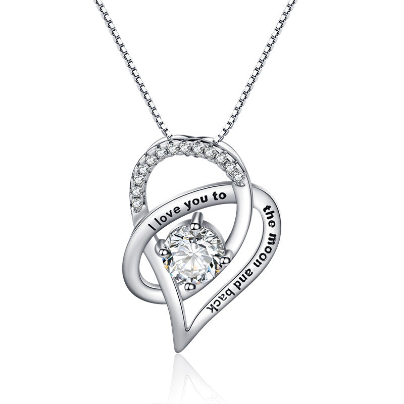 Lovely Mom Heart Pendant Necklace - Yeezlab