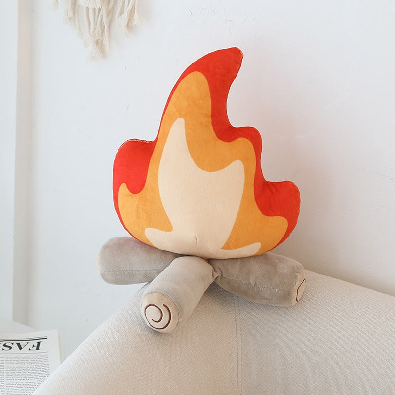 Flame Red Soft Decor Pillow - Yeezlab