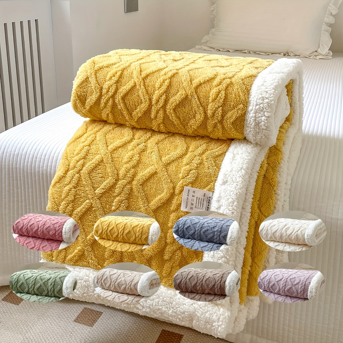 Cozy Plush Throw Blanket for Soft Warmth
