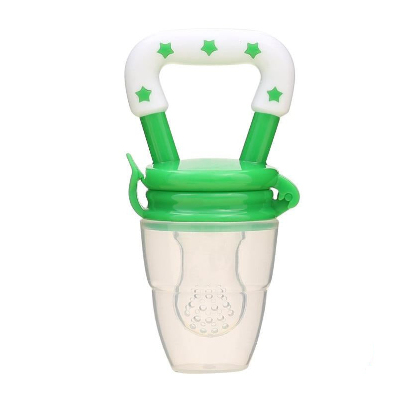 Baby fruit food feeder and freezer nibble tray combo