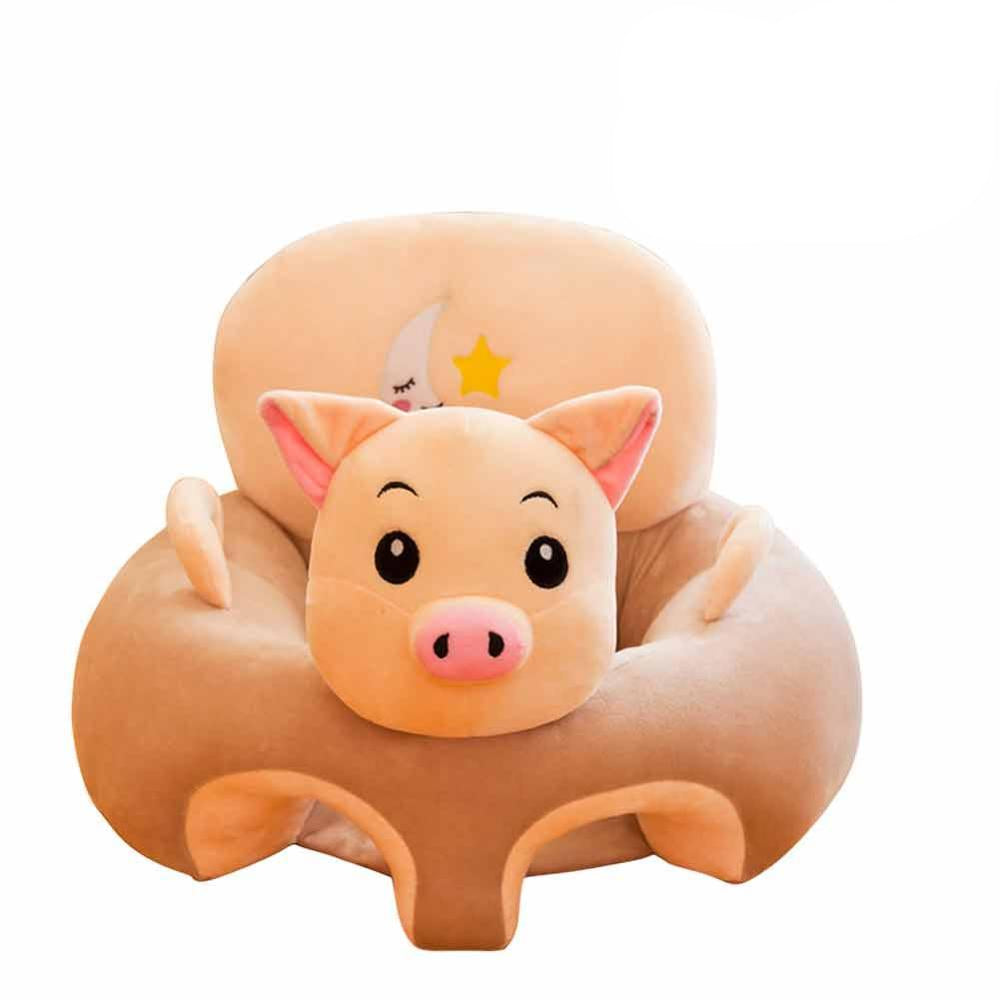 Comfortable infant support seat with soft fabric design