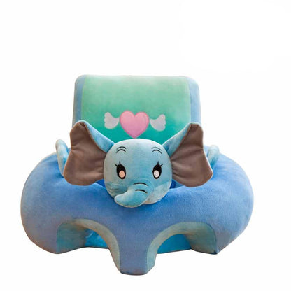 Comfortable infant support seat with soft fabric design