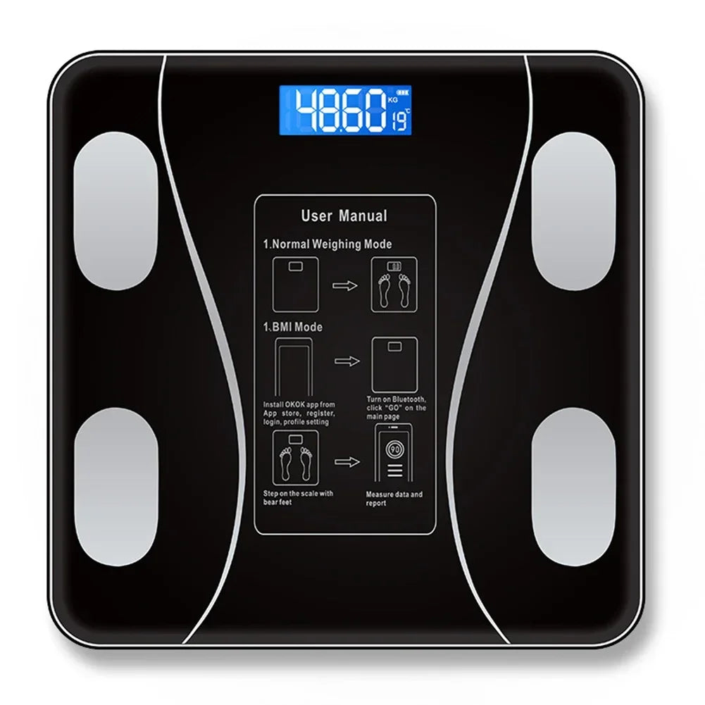 Digital Body Fat Scale Meter - Accurate BMI Tracker - Yeezlab