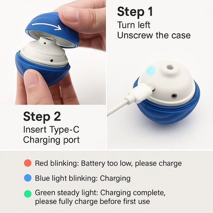 Yeezlab Interactive Dog Toy - Automatic Rolling Ball