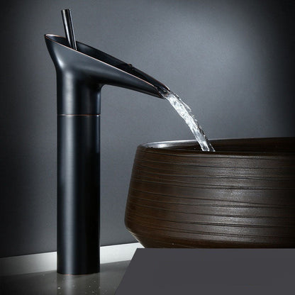 Luxury Bronze Single Handle Bathroom Faucet