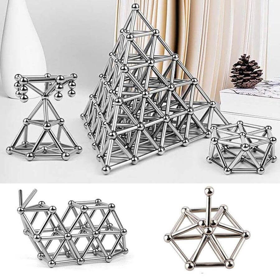 Fun Kids Magnetic Building Sticks Set