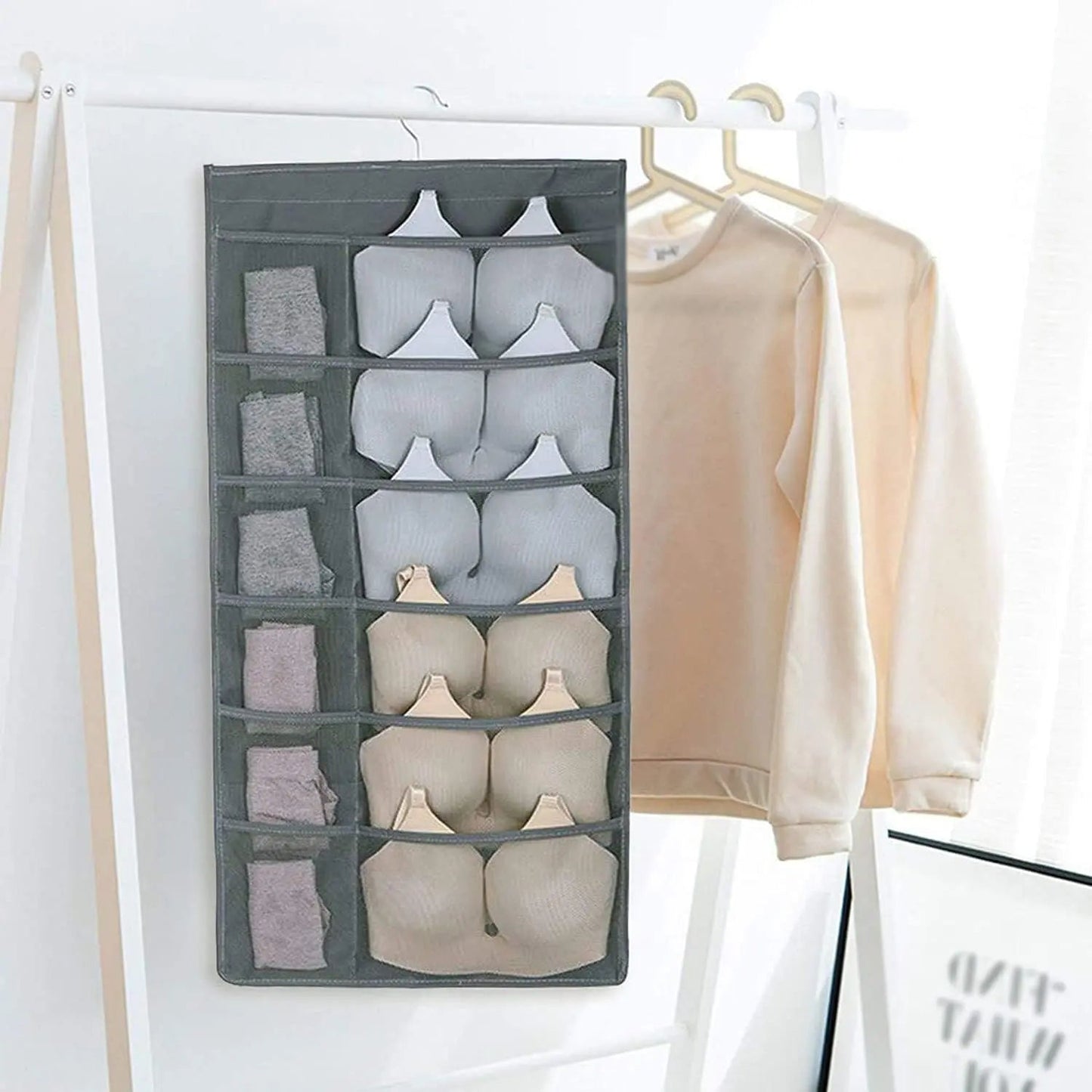 Compact Closet Organizer System