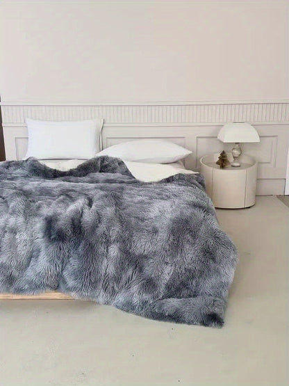 Plush Soft Sheepskin Throw Blanket