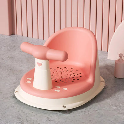 Adjustable Baby Bath Chair with Grip Handle