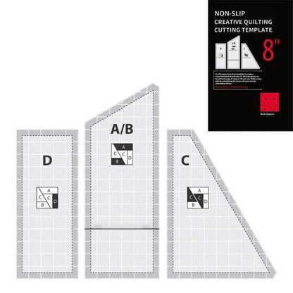 Easy Sewing Cutting Mat Template Set