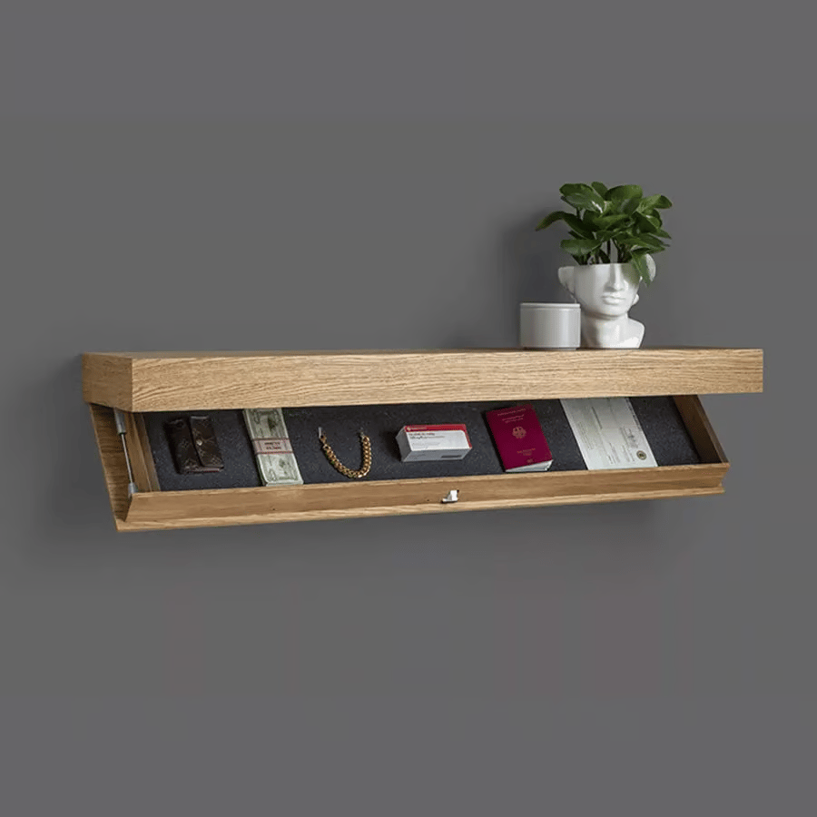 Discreet Hidden Storage Shelf