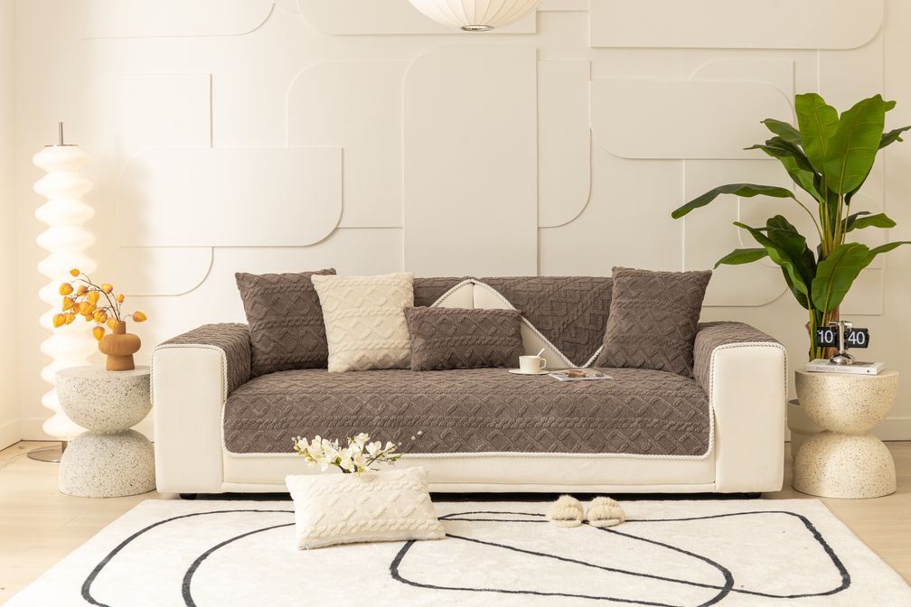 Fits Most | Simple One-Piece Couch Cover