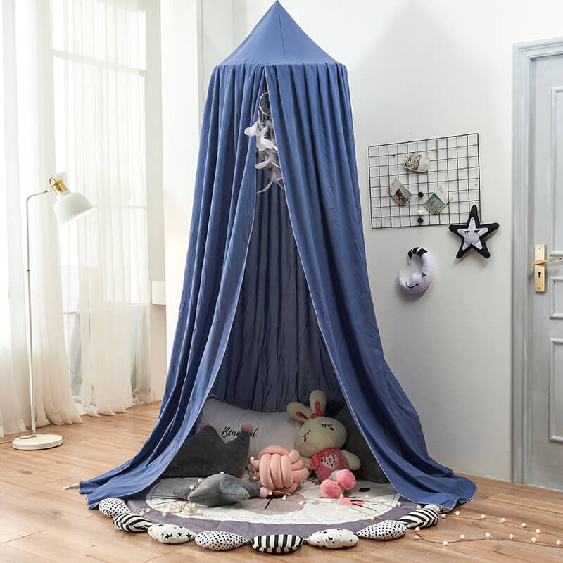 Cozy Black Bed Canopy for Kids