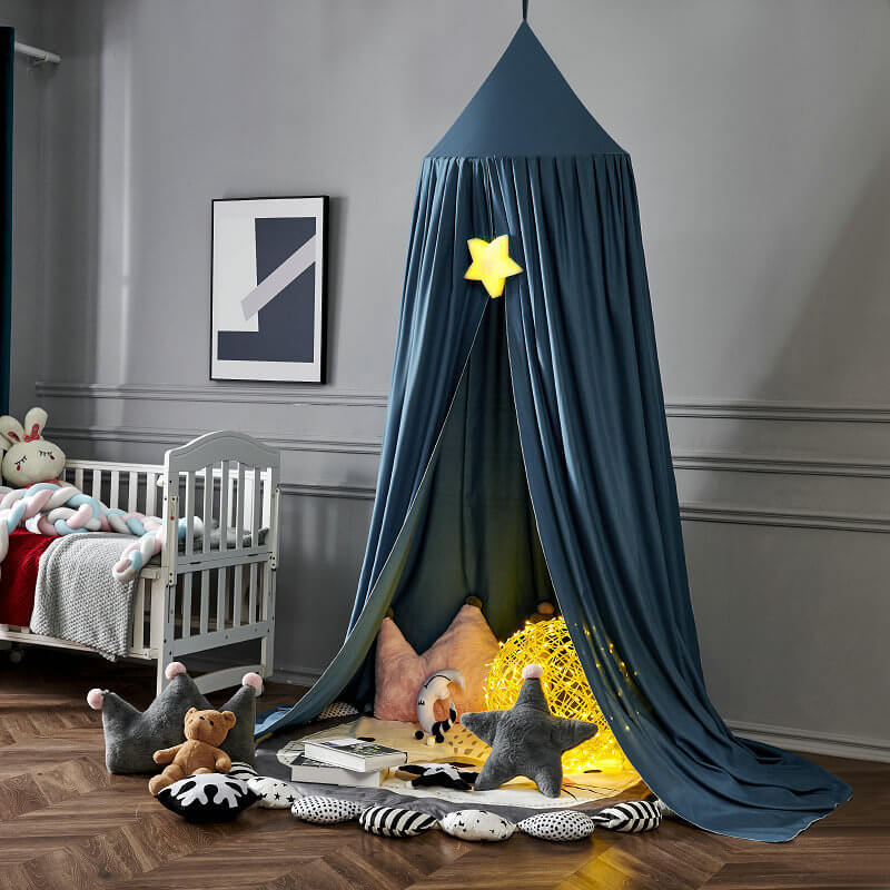 Cozy Black Bed Canopy for Kids