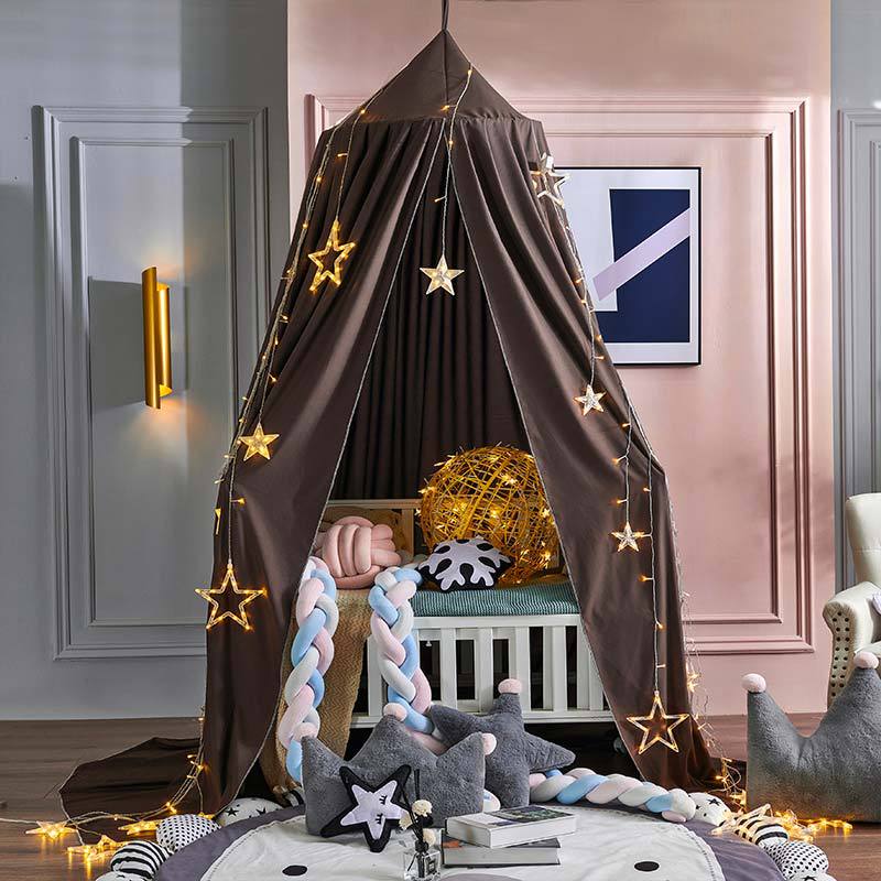 Cozy Black Bed Canopy for Kids