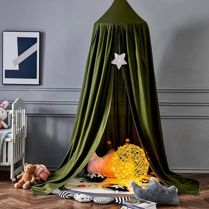 Cozy Black Bed Canopy for Kids