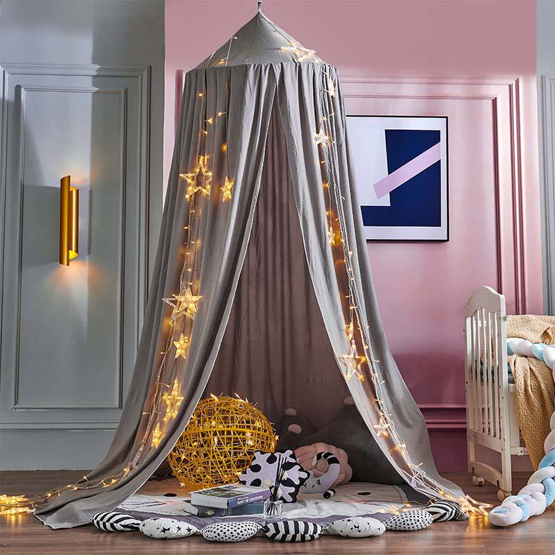 Cozy Black Bed Canopy for Kids