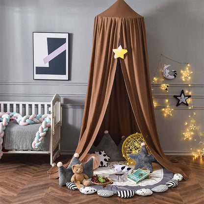 Cozy Black Bed Canopy for Kids