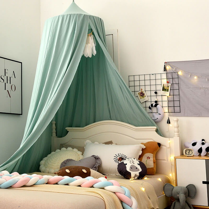 Cozy Black Bed Canopy for Kids - Yeezlab